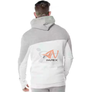 Chándal con Capucha y Logotipo Personalizado, Informal, de Dos Colores, de Alta Calidad, de Forro Polar, para Invierno, con Costuras Flexibles - Product Image 3