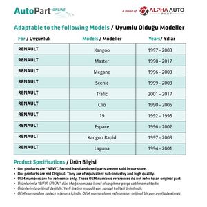 Lampe de signalisation latérale pour Dacia et Opel-Avec joint-Blanc-2 pièces - Product Image 2