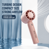 Ventilateur portable d'été OEM, mini-ventilateur rechargeable USB 300mAh-500mAh avec 3 vitesses réglables