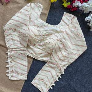 Chemisier à broder en fil multi-séquences de coton pur Khadi Vêtements indiens et pakistanais Fournisseur en vrac Camric Khadi - Product Image 1