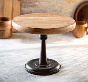 Support à gâteau en bois décoratif pour cuisines, salons, stations balnéaires, offrant une utilisation d'affichage flexible et améliorant la beauté intérieure raffinée - Product Image 6