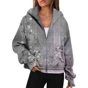 Sudaderas con Capucha Estampadas para Mujer, Ropa de Calle de Invierno, Tejidas, con Logotipo Frontal Personalizable, Suaves y Cómodas, para Uso Diario Informal - Product Image 1