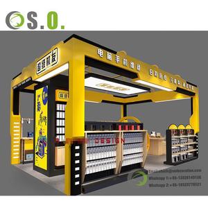 Đồ Nội Thất Tùy Chỉnh Cho Cửa Hàng Di Động Kính Trưng Bày Điện Thoại Di Động Kiosk Sửa Chữa Điện Thoại Di Động - Product Image 3