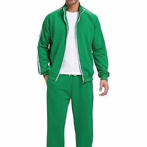 Survêtement entraînement sportif fermeture éclair couleur personnalisée survêtement de course léger et respirant - Product Image 4