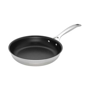 Poêle à frire classique en acier inoxydable LE <span class=keywords><strong>CREUSET</strong></span>, intérieur antiadhésif, diamètre 28 cm, compatible avec toutes les sources de chaleur, induction incluse - Product Image 3
