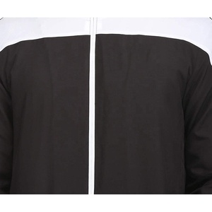 En gros Survêtements en nylon 2 pièces coupe-vent patchwork avec fermeture éclair, comprenant veste et pantalon cargo - Product Image 5