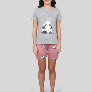 Summer Casual Graphic New Arrivals T Shirt Two Piece Shorts Set Women Print Women Short Sets - Product Image 6