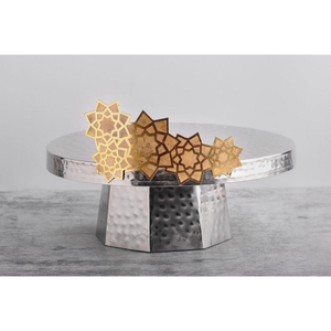 Simple Design Round Shape <b>Chocolate</b> Bowl With <b>White</b> Color Iron Base Prime Quality Serving <b>Chocolates</b> Bowl Wedding Decoration - Product Image 3