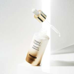 Kit d'ampoules tonifiantes Senite OBM Golden Cell 100ml – Sérum anti-rides éclaircissant à la vitamine C et à l'or 24K pour usage domestique - Product Image 3