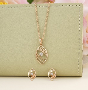 Elegantes juegos de colgantes finos para exportación para minoristas y distribuidores de negocios de joyería en línea - Product Image 1
