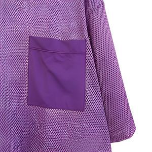 Chatherine Women's Basic <b>T</b>-<b>Shirt</b> Mesh <b>Loose</b> Fit Eco-Friendly Spandex Outer Womenswear for Casual or Sport Activity - Product Image 5