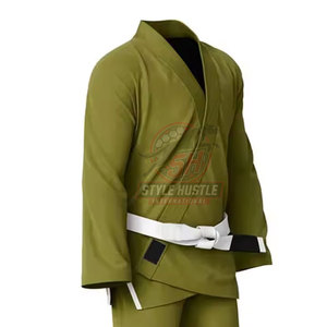 Uniforme de Jiu Jitsu Personalizado para Hombre en Color Sólido con Logotipo Personalizado, Ropa de Artes Marciales - Product Image 6