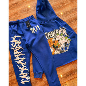 Conjunto Deportivo de Invierno para Hombre, Dos Piezas, Sudadera con Capucha y Cremallera y Pantalones Jogger, Ropa de Gimnasio, Traje de Entrenamiento Atlético, Atuendo Informal - Product Image 6