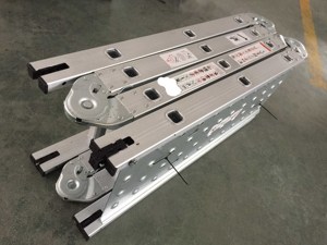 현대식 4x3 알루미늄 다용도 힌지 사다리 소형 접이식 계단 가정용 창고 슈퍼마켓 작업장 아파트 병원용 - Product Image 5