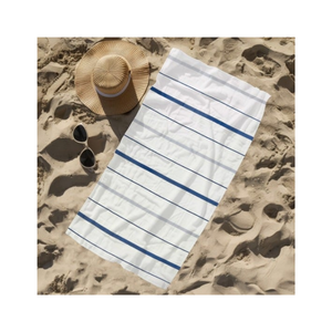 Serviette de plage en peluche de golf surdimensionnée finition velours confort séchage rapide 100% coton brodé écologique certifié GOTS de qualité supérieure - Product Image 6