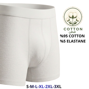 Caleçons boxers respirants pour hommes, taille mi-haute, couleur unie, sous-vêtements doux et élastiques - Product Image 2