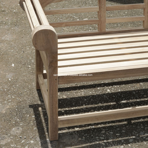 Marlbuse banc 2 places bois de teck mobilier d'extérieur jardin indonésie thaïlande Vietnam chine grande qualité prix bon marché cinq St - Product Image 6