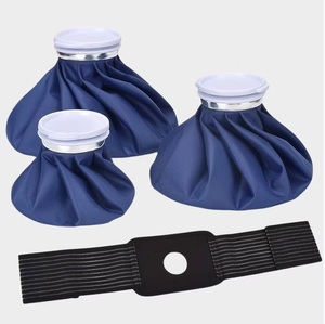 Bande de protection élastique réutilisable pour genou, avec ceinture de maintien, pour soulager les douleurs aux jambes - Product Image 1