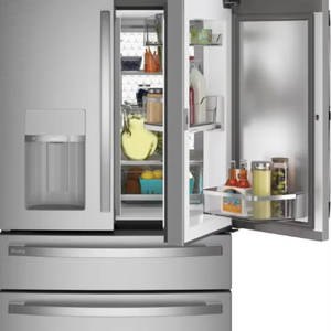 GRANDE VENTE 2026 : Réfrigérateur à portes françaises 4 portes Profile PVD28BYNFS 36 pouces, 27,6 pi³ ft. Acier inoxydable résistant aux traces de doigts - Product Image 1