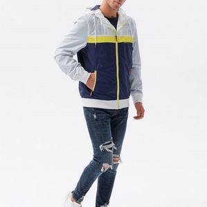 Cortavientos personalizado de los hombres de talla grande de nylon chaqueta cortavientos estilo ligero transpirable impermeable mangas regulares 2026 - Product Image 6