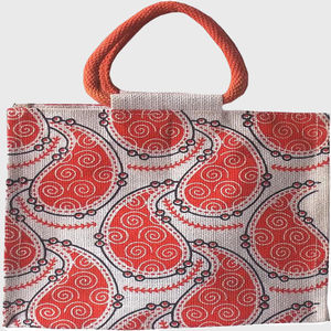 สินค้าขายดีที่มีคุณภาพสูงที่กำหนดโลโก้เองกระเป๋าช้อปปิ้งปอกระเจาผ้าฝ้ายกระเป๋าผ้าใบสินค้าที่กำหนดเองรูปแบบรูปแบบจดหมายโปรโมชั่นสหราชอาณาจักร - Product Image 6