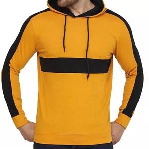 Wholesale Custom Oversized Man Pullover <b>Hoodies</b> No <b>String</b> French Terry Heavyweight Streetwear Fashion Men Hoodie - Product Image 5