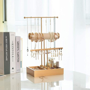 High Quality Luxury Metal Necklace Stand Modern Design Customizable Size & Color Carton Packing Wholesale Price - Product Image 3