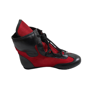 รองเท้ามวยปล้ำพิมพ์ลายตาข่าย PU รองเท้าฝึกมวยกันลื่น - Product Image 3
