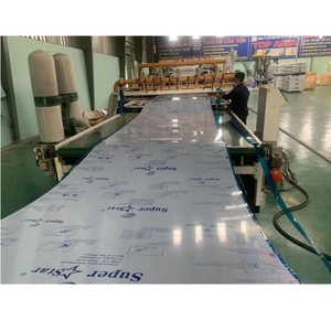 Kualitas tinggi disesuaikan kemasan Film pelindung PE putih <span class=keywords><strong>LDPE</strong></span> LLDPE Film melar untuk kaca lembaran logam lembut anti lembab - Product Image 4