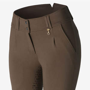 Ropa ecuestre avanzada, ropa deportiva, pantalones de cintura alta, pantalones técnicos personalizados al por mayor, mallas para montar a caballo, Pantalones - Product Image 5