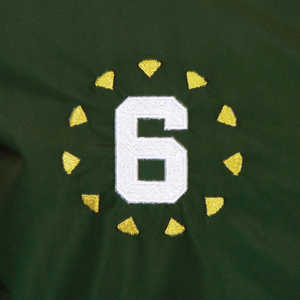 Veste universitaire en satin, bomber, personnalisable, faible MOQ, hommes, rétro, col baseball, violet, logo vintage, équipe, design ample, vêtements de sport, broderie - Product Image 5