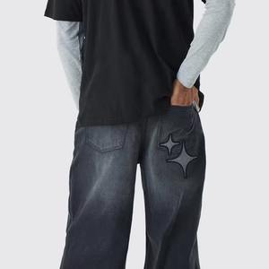 Jeans en denim pour hommes modernes, coupe slim, extensible, lavage classique, design tendance, style confortable pour tous les jours, fabricant - Product Image 4