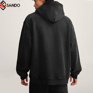 ชุดฟิตเนสมีฮู้ดและสเวตเชิ้ตผ้าคอตตอน420กรัมผ้าฟลีซแบบถัก - Product Image 5