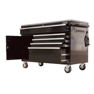 Armario de 132 cm en negro, rotor rotativo EAM olyester - Product Image 2