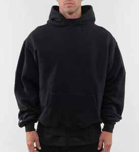 Ventes en gros de sweats à capuche pour hommes de haute qualité, vintage, lourds, 500 g/m², en coton, surdimensionnés, unis, personnalisés, lavés - Product Image 3
