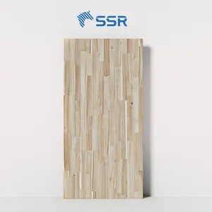 Ssr Vina-Acacia Vinger Joint Board-Fsc Vinger Joint Panel Butt Joint Paneel Voor Slager Blok Hout Aanrecht Slager Blok