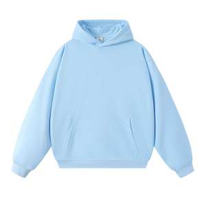 Vêtements d'hiver, mode de rue, logo et couleur personnalisés, sweat-shirts en gros, tissu épais, sweat-shirt à capuche pour hommes, 380-580 GSM - Product Image 1