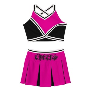 ผู้หญิงสาวชุดนักเรียนชุดเครื่องแต่งกายเสื้อด้านบนลายสก๊อตเชียร์ลีดเดอร์กระโปรงชุดเครื่องแต่งกายเชียร์ลีดเดอร์ - Product Image 2