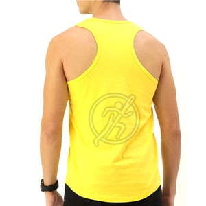 Débardeur sur mesure confortable pour hommes Service OEM Respirant Prix de gros Couleurs unies Débardeurs pour hommes - Product Image 4