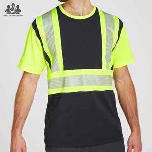 Men Industrial Duty Breathable <b>Waterproof</b> <b>Work</b> T-Shirt | Hi Visibility Heavy Duty Workwear Apparel | High Quality Factory Source - Product Image 3