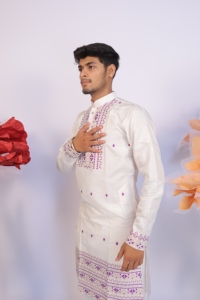 Diseñador jacquard real kurta - Product Image 6