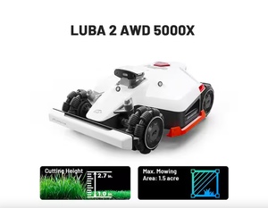Tondeuse à gazon robotisée MAMMOTION LUBA 2 AWD 5000X 15,8 pouces, alimentée par batterie (1-3/4 acre), utilisation industrielle, coupe réglable, UltraSense - Product Image 2
