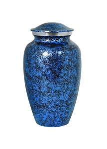 Urna de aluminio azul mármol para adultos para cenizas humanas urnas de cremación para urnas decorativas funerarias - Product Image 4