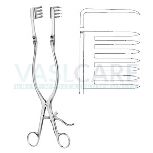 Retractor Manual Beckman para instrumentos quirúrgicos ortopédicos espinales de acero inoxidable - Product Image 5