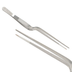 Venta al por mayor de pinzas de pestañas de acero inoxidable ligero superventas logotipo personalizado impreso - Product Image 4