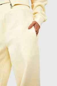 Vente en gros Streetwear 100% coton vierge de haute qualité pas cher pour femmes, tenue décontractée d'automne avec poches latérales, pantalon évasé pour femmes - Product Image 5