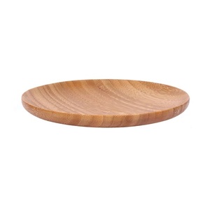 Assiette de service ronde en bois poli, design moderne et écologique, de luxe, très vendue pour la maison, les hôtels, les restaurants, les fêtes et les cafés - Product Image 4