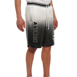 Pantalones cortos de cuero Avirex personalizados al por mayor para hombres pantalones cortos de entrenamiento de cintura media transpirables de secado rápido con cremallera frontal patrón sólido - Product Image 5