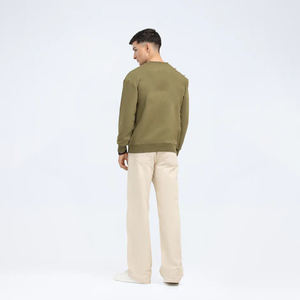 2025 nueva llegada hombres Casual Color manga larga sudadera moda marca ropa fabricantes logotipo personalizado sudadera para hombres - Product Image 5