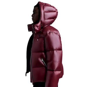 Veste matelassée d'hiver imperméable à col montant pour homme, sur mesure, en gros, veste matelassée personnalisée pour homme - Product Image 5